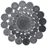 Safavieh Cape Cod 3'-0" x 3'-0" Rug in Charcoal