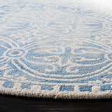 Safavieh Dip Dye 7'-0" x 7'-0" Rug in Blue / Ivory