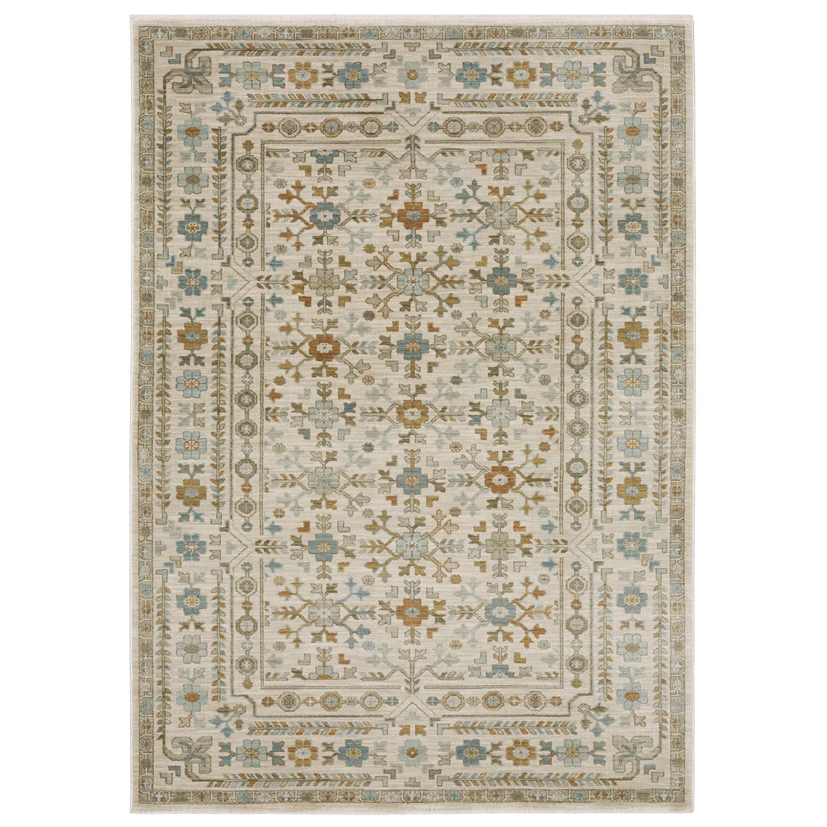 Oriental Weavers Sphinx Maeve MAE01 Blue Rugs - main flat