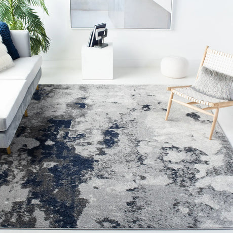 Safavieh Adirondack 10'-0" x 14'-0" Rug in Navy / Grey