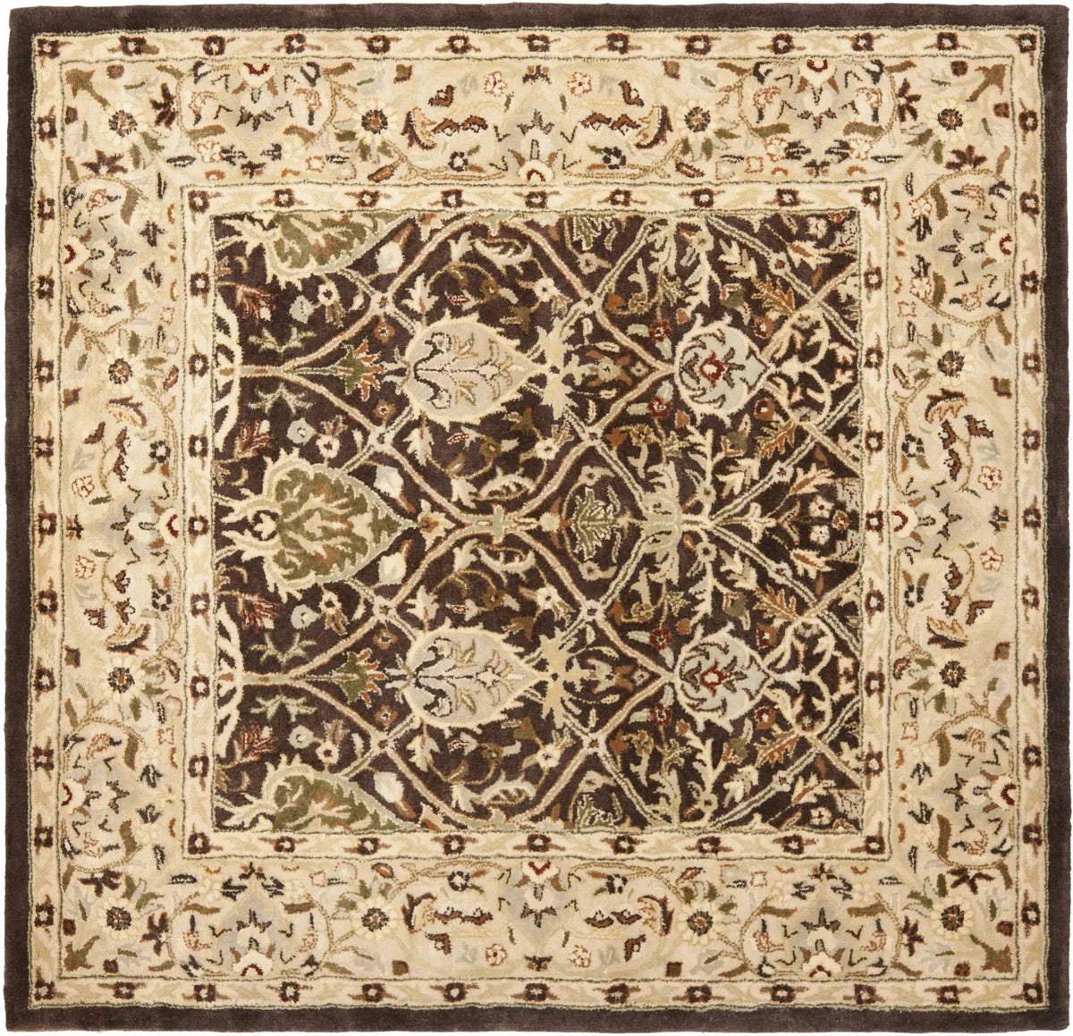 Safavieh Persian Legend 6'-0" x 6'-0" Rug in Brown / Beige