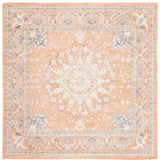 Safavieh Restoration Vintage 6'-0" x 6'-0" Rug in Rust / Orange