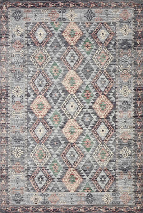 Loloi Zion Zio-01 Grey/Multi Rugs - main flat
