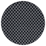 Safavieh Montauk 6'-0" x 6'-0" Rug in Black / Ivory
