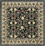 Safavieh Heritage 6'-0" x 6'-0" Rug in Navy / Ivory