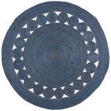 Safavieh Natural Fiber 6'-0" x 6'-0" Rug in Navy