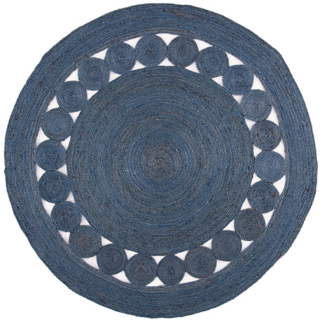 Safavieh Natural Fiber 6'-0" x 6'-0" Rug in Navy