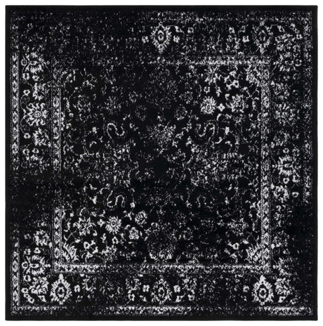 Safavieh Adirondack 6'-0" x 6'-0" Rug in Black / Ivory