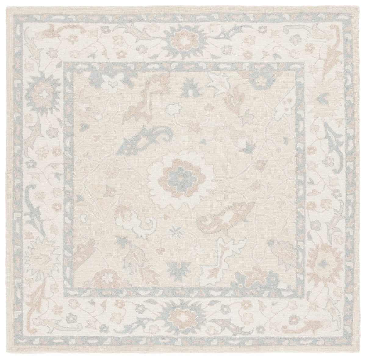 Safavieh Ebony 6'-0" x 6'-0" Rug in Beige / Ivory
