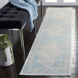 Safavieh Dream 2'-0" x 8'-0" Rug in Grey / Aqua