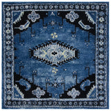 Safavieh Vintage Hamadan 6'-7" x 6'-7" Rug in Blue / Black