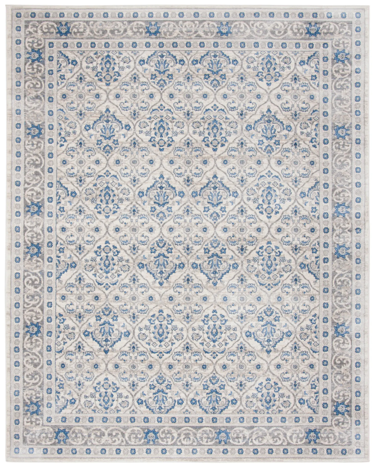 Safavieh Brentwood 10'-0" x 13'-0" Rug in Light Grey / Blue