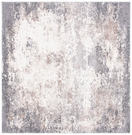 Safavieh Aston 6'-7" x 6'-7" Rug in Grey / Ivory