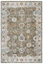 Safavieh Vintage Rosewood 4'-0" x 6'-0" Rug in Green / Ivory Rust