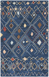 Safavieh Suzani 4'-0" x 6'-0" Rug in Blue / Multi