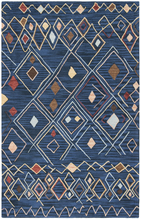 Safavieh Suzani 4'-0" x 6'-0" Rug in Blue / Multi