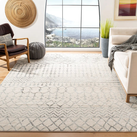Safavieh Tulum 10'-0" x 13'-0" Rug in Ivory / Grey
