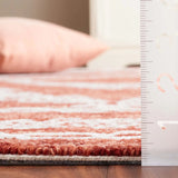Safavieh Metro 4'-0" x 6'-0" Rug in Rust / Ivory