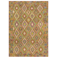 Oriental Weavers Machine Washable Malibu Mal07 Gold/ Multi Rug - main flat