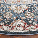 Safavieh Rosewood 6'-7" x 6'-7" Rug in Ivory / Blue