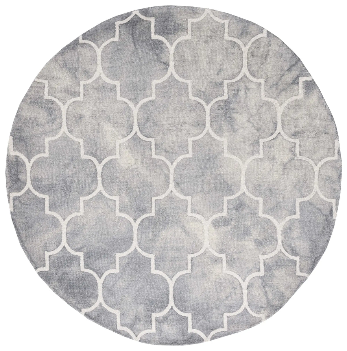 Safavieh Dip Dye 5'-0" x 5'-0" Rug in Grey / Ivory