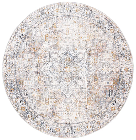 Safavieh Moondust 600 6'-0" x 6'-0" Rug in Ivory / Blue