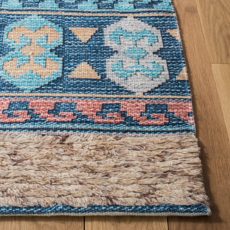 Safavieh Saffron 4'-0" x 6'-0" Rug in Blue / Taupe