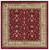 Safavieh Lyndhurst 5'-3" x 5'-3" Rug in Red / Ivory