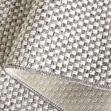 Safavieh Sisal All-Weather 4'-0" x 6'-0" Rug in Grey / Ivory
