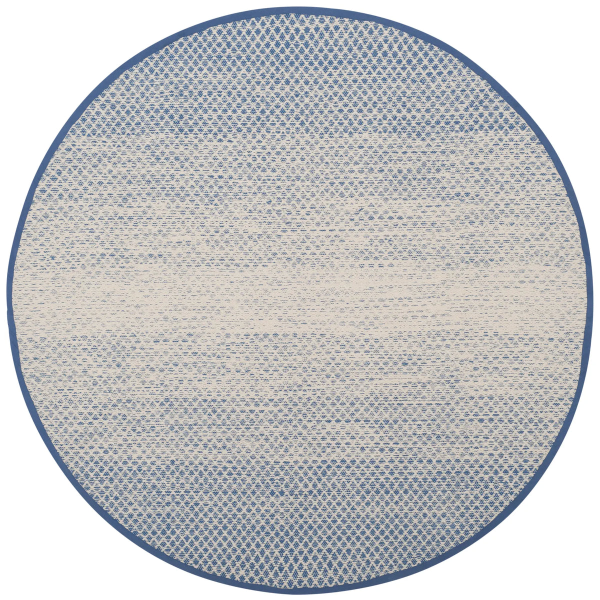 Safavieh Montauk 6'-0" x 6'-0" Rug in Blue / Ivory