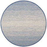 Safavieh Montauk 6'-0" x 6'-0" Rug in Blue / Ivory
