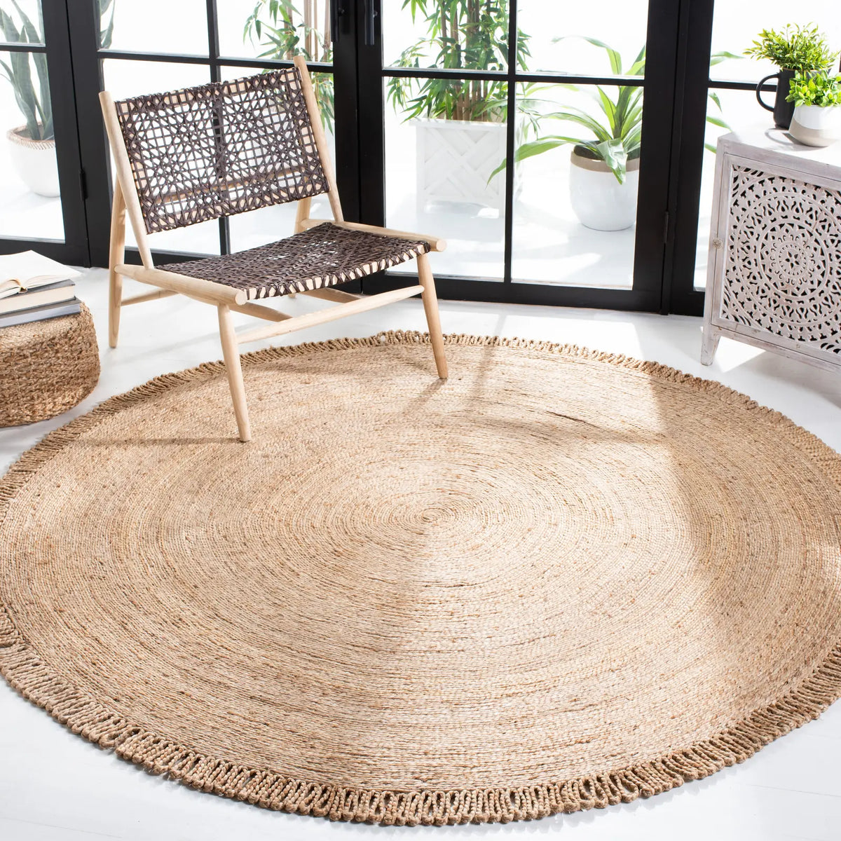 Safavieh Natural Fiber 10'-0" x 10'-0" Rug in Natural
