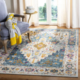 Safavieh Madison 4'-0" x 6'-0" Rug in Turquoise / Ivory