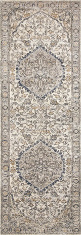 Loloi Teagan Tea-01 Natural/Lt. Grey Rugs - runner flat