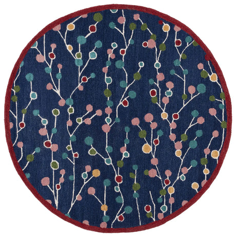 Safavieh Jardin 6'-0" x 6'-0" Rug in Blue / Pink