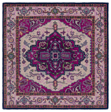 Safavieh Bellagio 5'-0" x 5'-0" Rug in Ivory / Pink