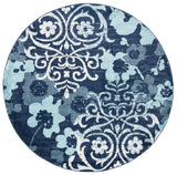 Safavieh Adirondack 6'-7" x 6'-7" Rug in Navy / Aqua