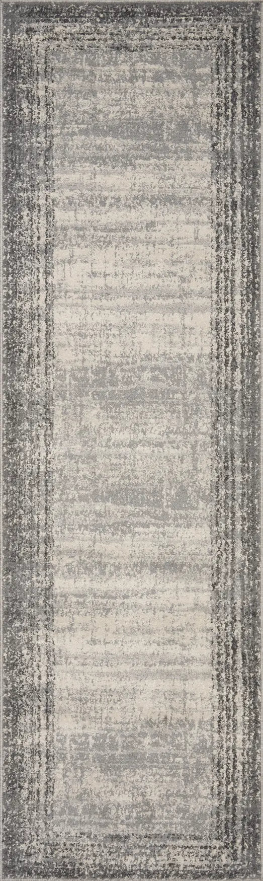 Loloi Austen Aus-02 Pebble/Charcoal Rugs - runner flat