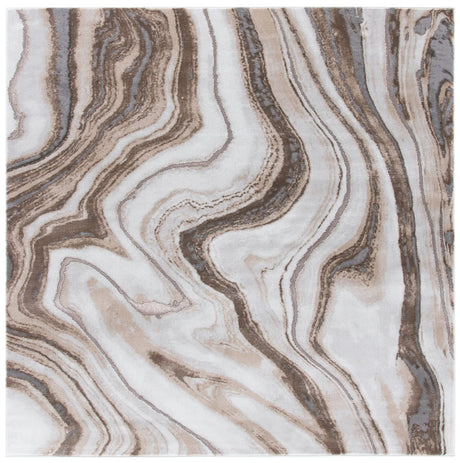 Safavieh Craft 6'-7" x 6'-7" Rug in Gold / Grey