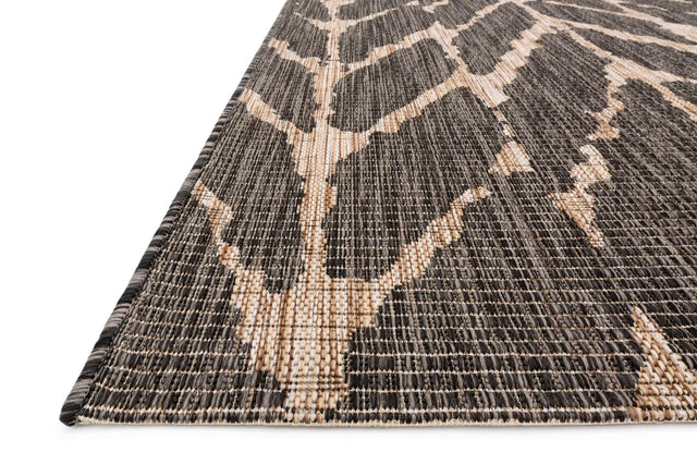 Loloi Isle Ie-02 Charcoal / Mocha Rugs - rug corner