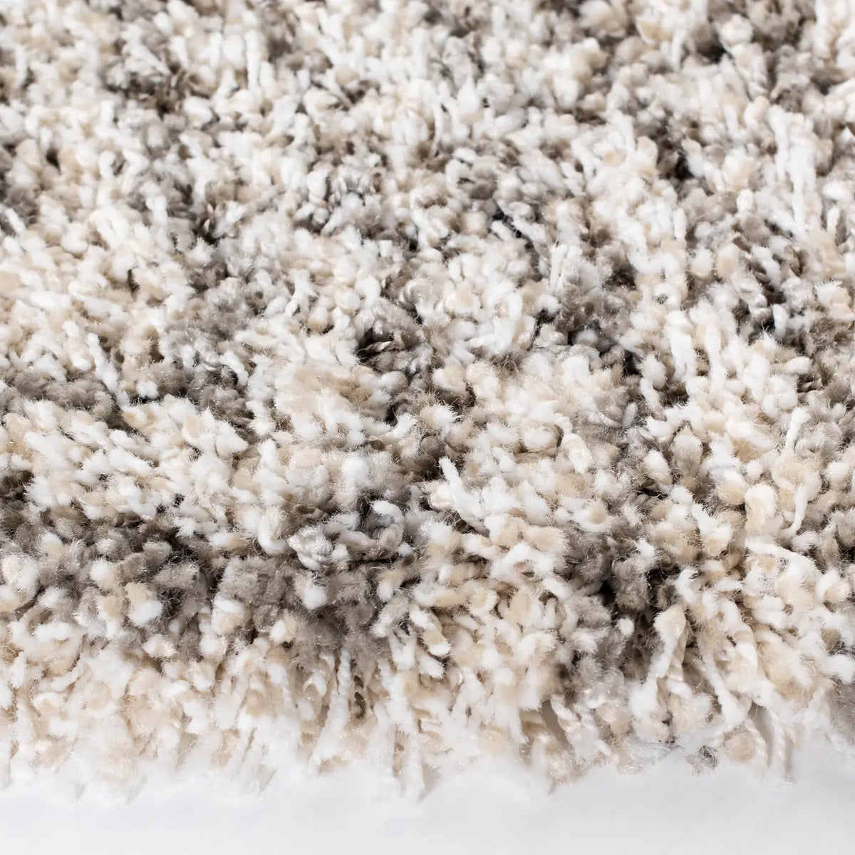 Safavieh Hudson Shag 5'-0" x 5'-0" Rug in Ivory / Grey