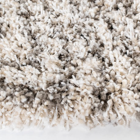 Safavieh Hudson Shag 5'-0" x 5'-0" Rug in Ivory / Grey