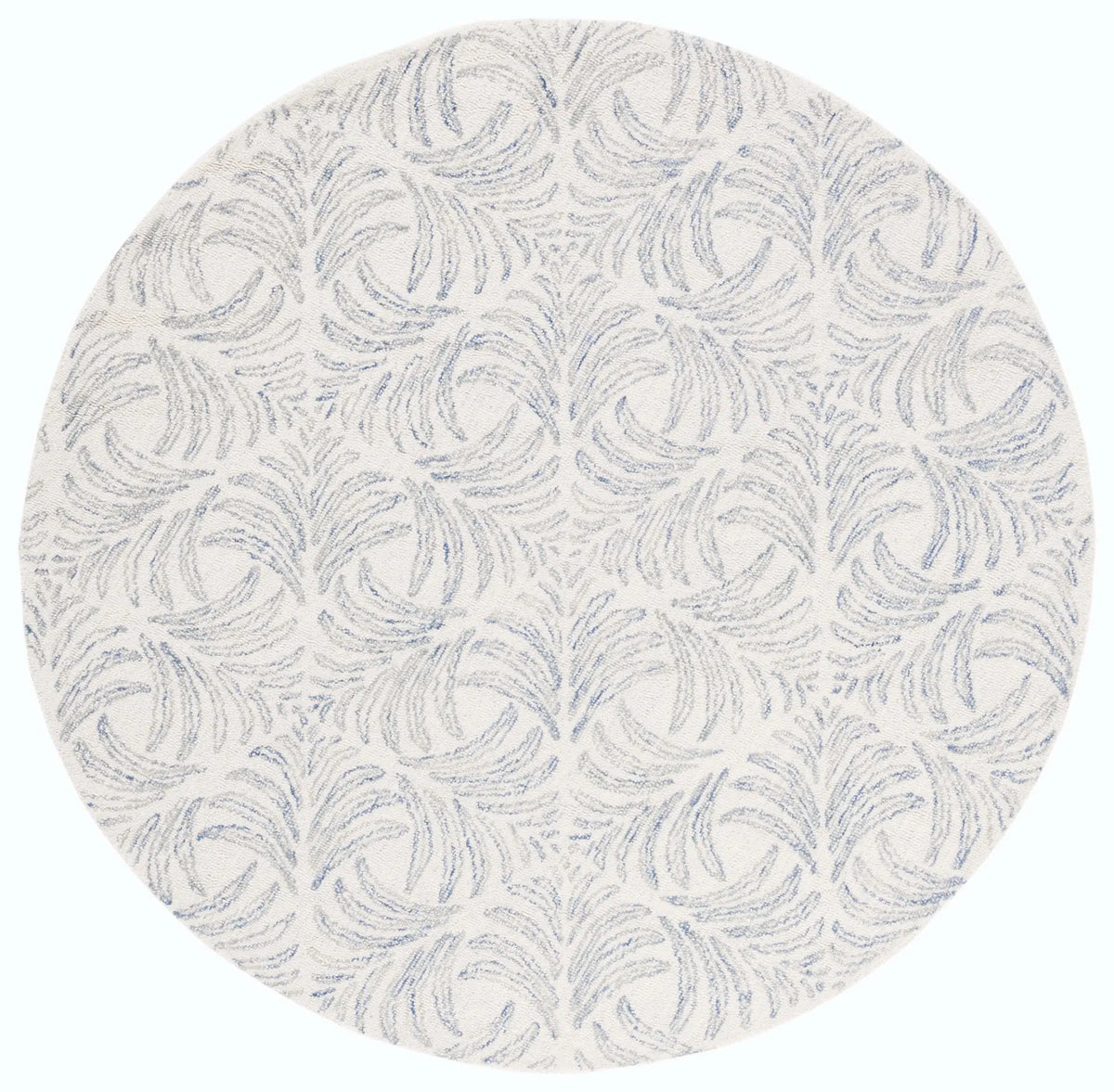 Safavieh Martha Stewart 300 6'-0" x 6'-0" Rug in Ivory / Blue