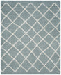 Safavieh Sgd-Dallas Shag 10'-0" x 14'-0" Rug in Seafoam / Ivory