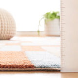 Safavieh Genre 4'-0" x 6'-0" Rug in Light Blue / Rust