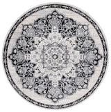 Safavieh Brentwood 6'-7" x 6'-7" Rug in Ivory / Black