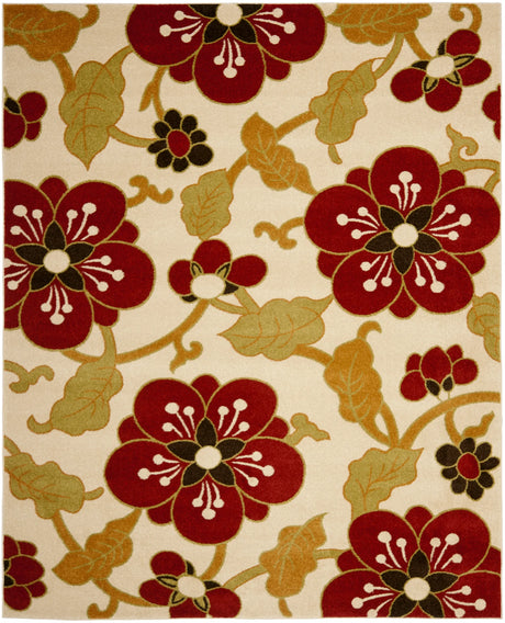 Safavieh Newbury 8'-0" x 10'-0" Rug in Ivory / Red