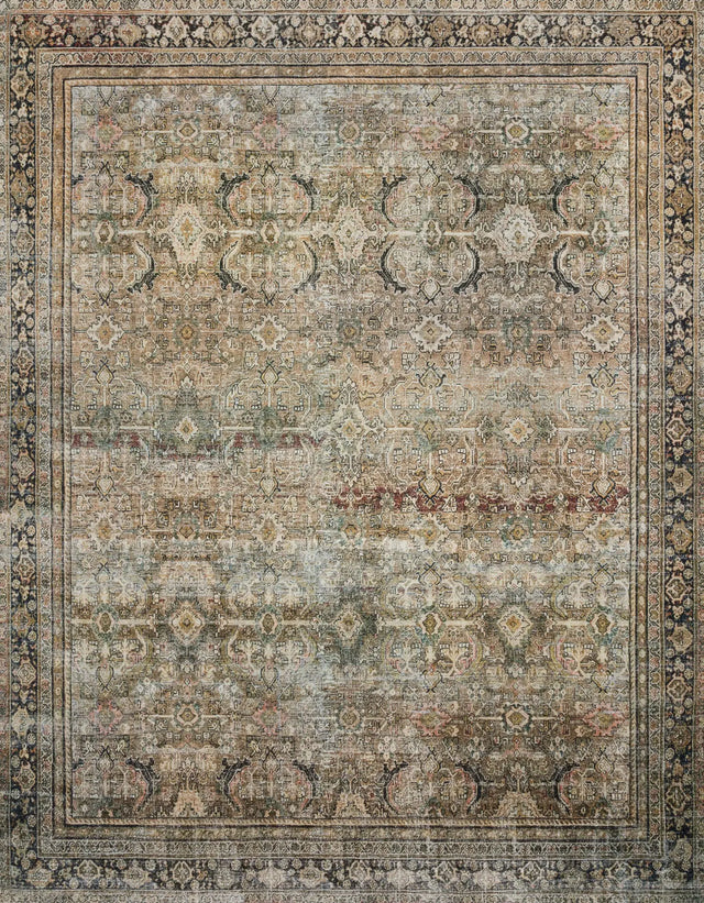 Loloi Layla Lay-03 Olive / Charcoal Rugs - main flat