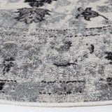 Safavieh Madison 6'-7" x 6'-7" Rug in Grey / Black