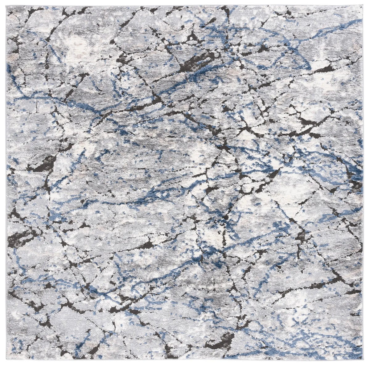Safavieh Petra 6'-7" x 6'-7" Rug in Light Grey / Light Beige